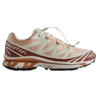 Salomon x Kith XT-6 Gore-Tex Creme Rosa Vermelho