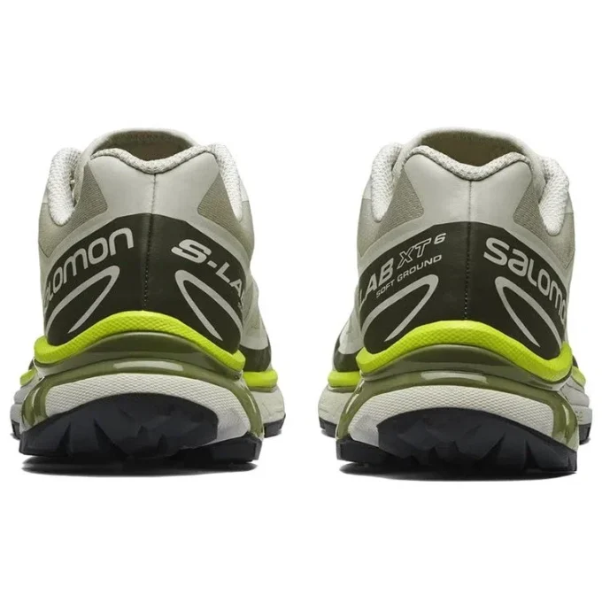Salomon XT-6 “Cinza Bege Neon”