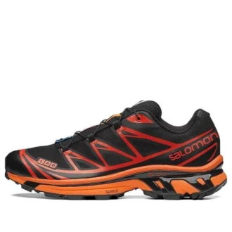 Salomon XT-6 “Preto Vermelho Laranja”