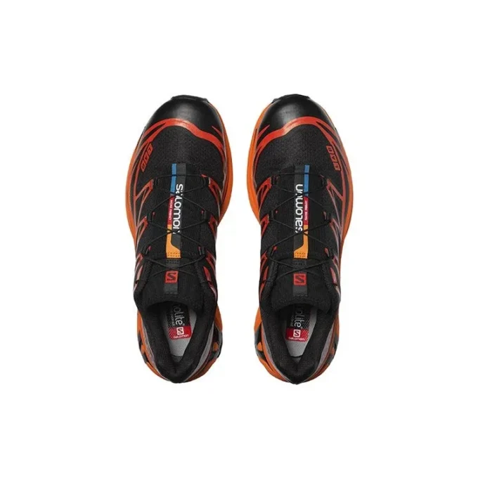 Salomon XT-6 “Preto Vermelho Laranja”