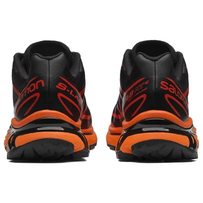 Salomon XT-6 “Preto Vermelho Laranja”