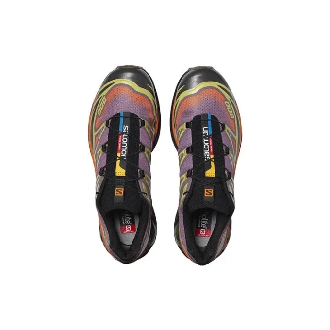 Salomon XT-6 Skyline “Cinza Laranja Roxo”