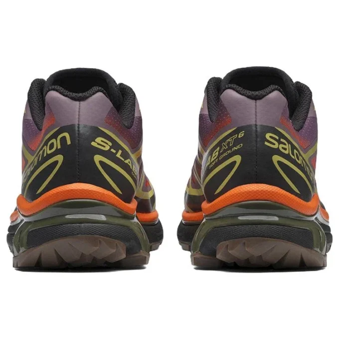 Salomon XT-6 Skyline “Cinza Laranja Roxo”
