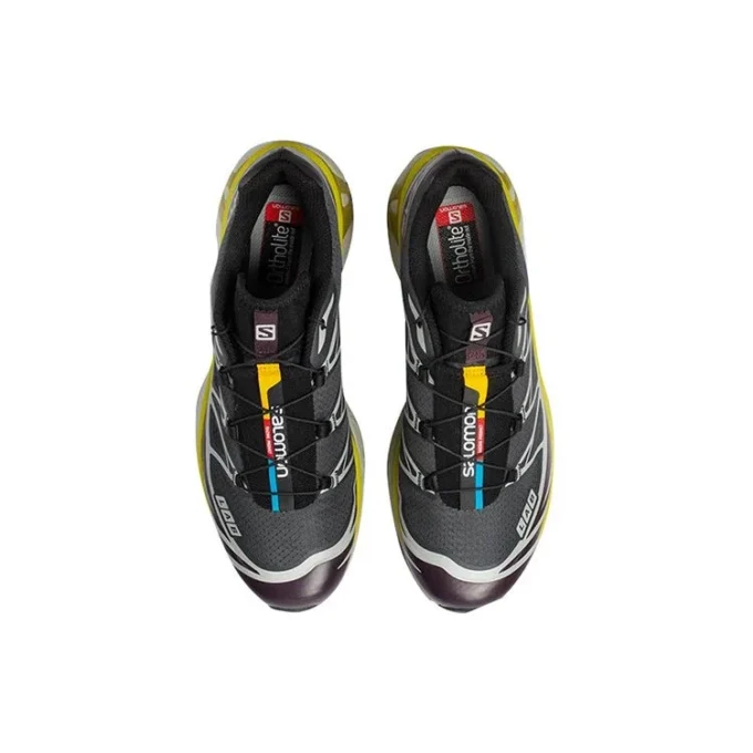 Salomon XT-6 Trail “Preto Roxo Amarelo”
