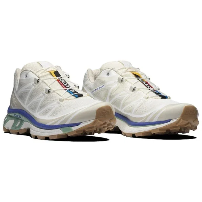 Série Salomon XT-6 “White Beige Purple”